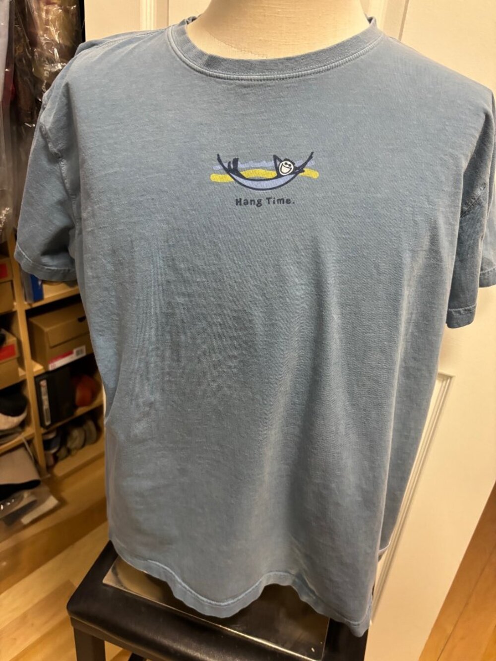 Life is good - hang time steel blue